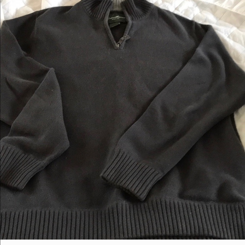 Eddie Bauer men’s grey sweater large